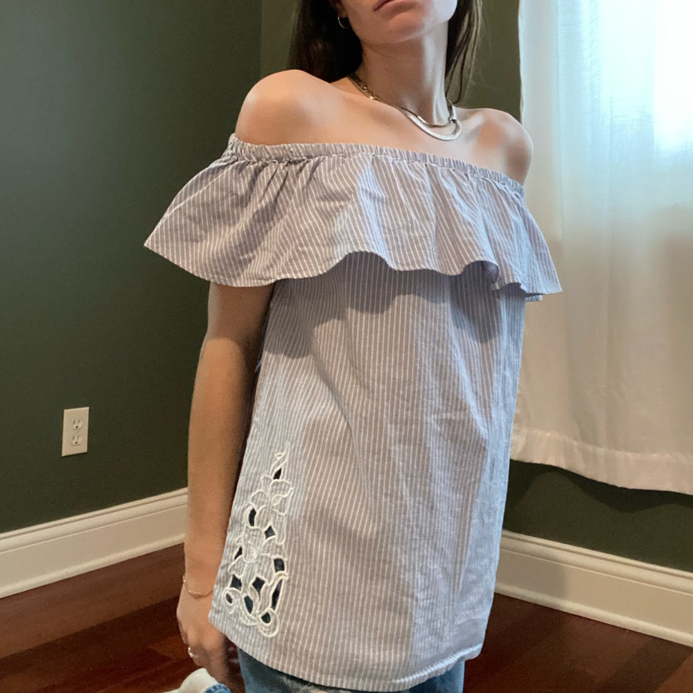 Off the shoulder blouse